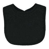 P4626: Plain Black Velcro Bib